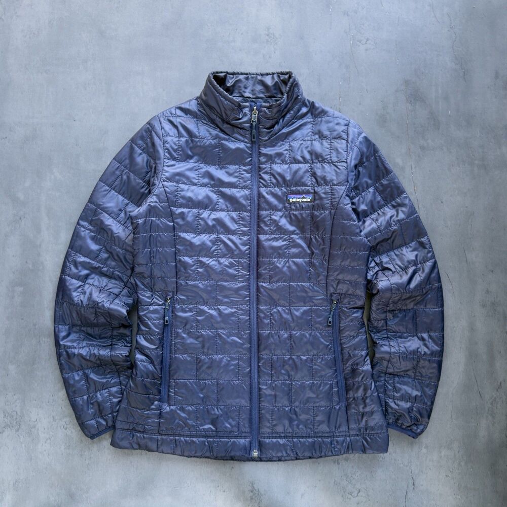 Patagonia Nano Puff Jacket Womens XS Navy Blue PrimaLoft Insulated 84217 FA19